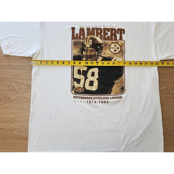 Vintage NFL Players Inc. Pittsburgh Steelers XL Jack Lambert Rare Graphic Print - Picture 3 of 10